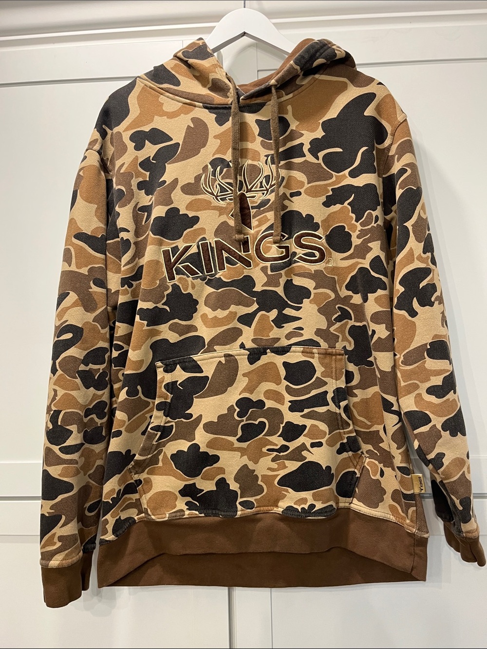 Kings Camo Pull-Over Hoodie - Brown Camo